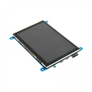 5 polegadas 800 × 480 tela de toque capacitivo HDMI visor LCD para framboesa Pi 2 3 B +