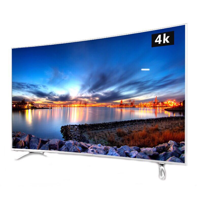 Curved surface  explosion-proof screen 55″65″75 inch surface panel  4K full HD 3D Smart internet TV with wifi Featured Image