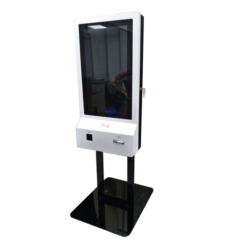 32 inch or 24 inch fast food ordering self service payment kiosk machine,bill acceptor kiosk,cash register kiosk Featured Image